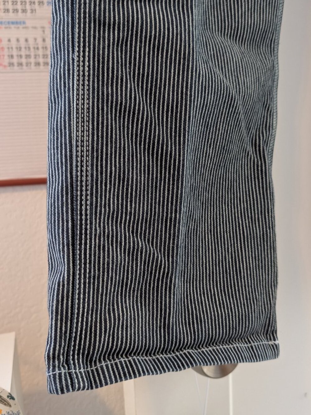 Dickies Hickory Stripe Women's Workwear Relaxed Pants Size 12R - Picture 7 of 16